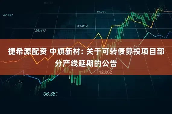 捷希源配资 中旗新材: 关于可转债募投项目部分产线延期的公告
